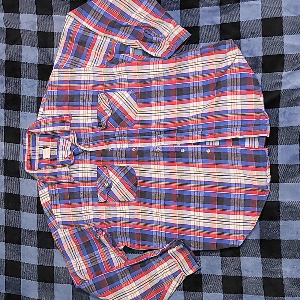 Vintage. Made in USA. Codet. Thick heavyweight Flannel. Size 4XL Tall